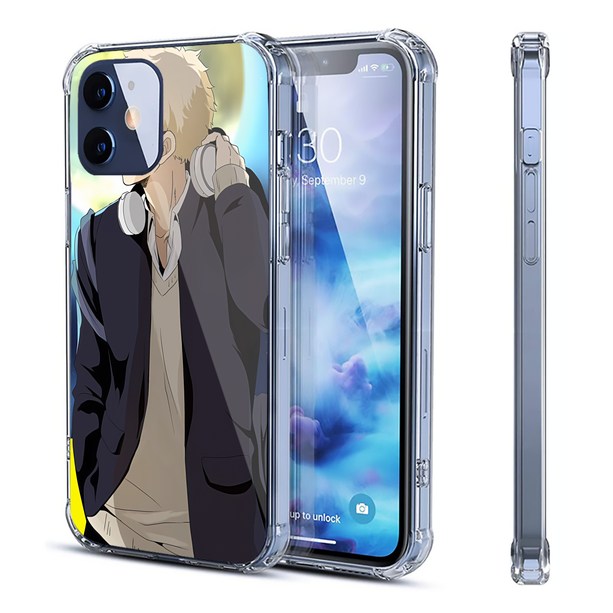 （画像用） ハイキュー!! Haikyu!! 【iPhone 12シリーズ対応】透明スマホケース（クリアソフトケース）